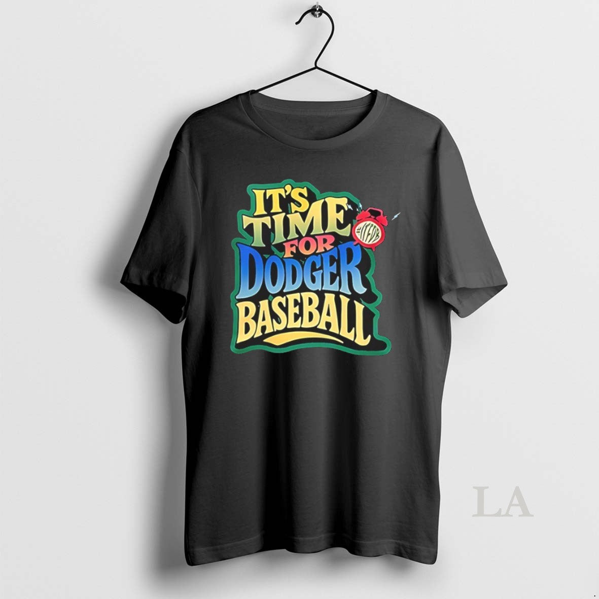Original Its Time Dodgers Baseball Tank Top Retro Fashion