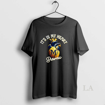 Original Its My Heart Milwaukee Brewers Baseball Lovers Hoodie