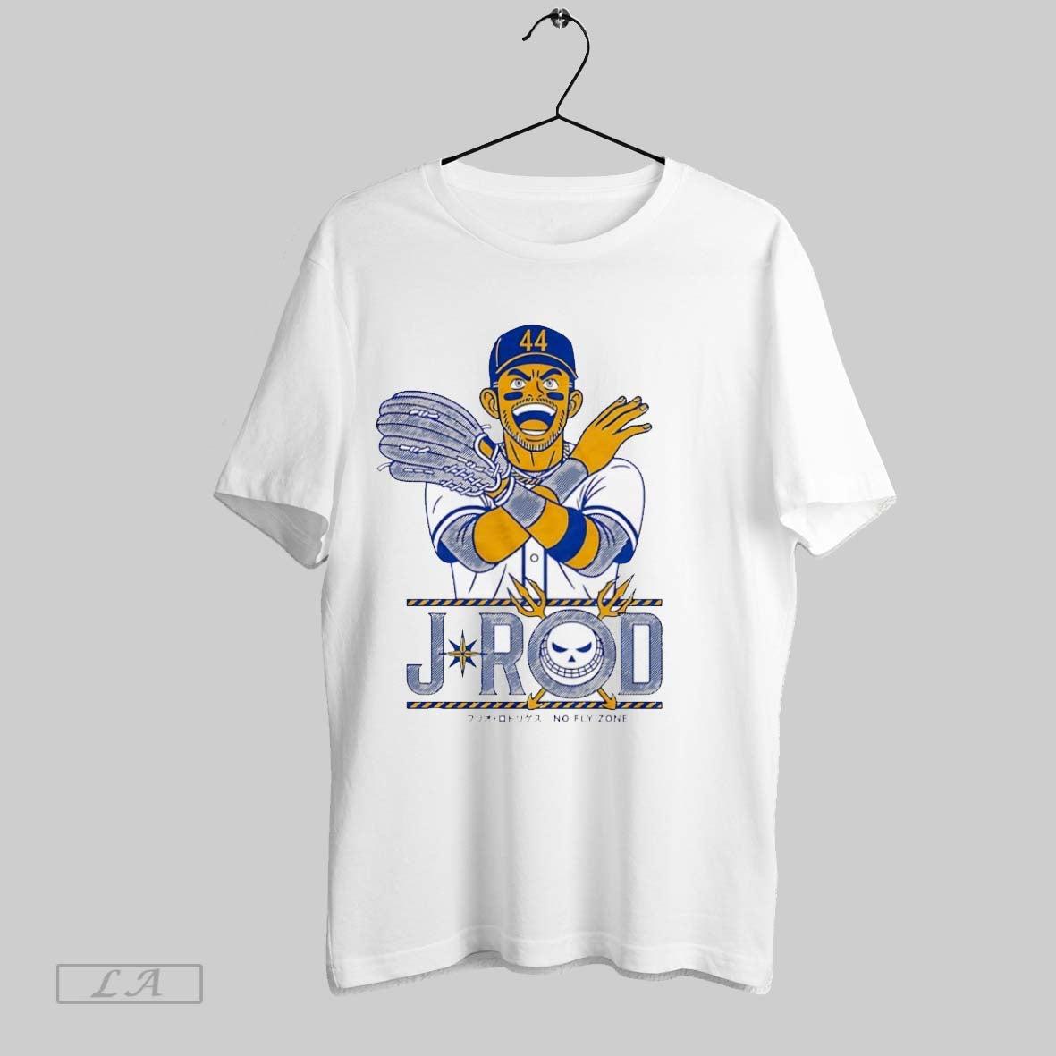 Original J Rod No Fly Zone Julio Rodriguez 44 Seattle Mariners Tank