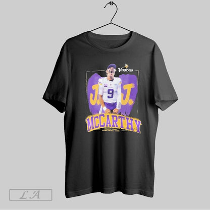 Original J J Mccarthy Minnesota Vikings Player Hype Shirt Retro