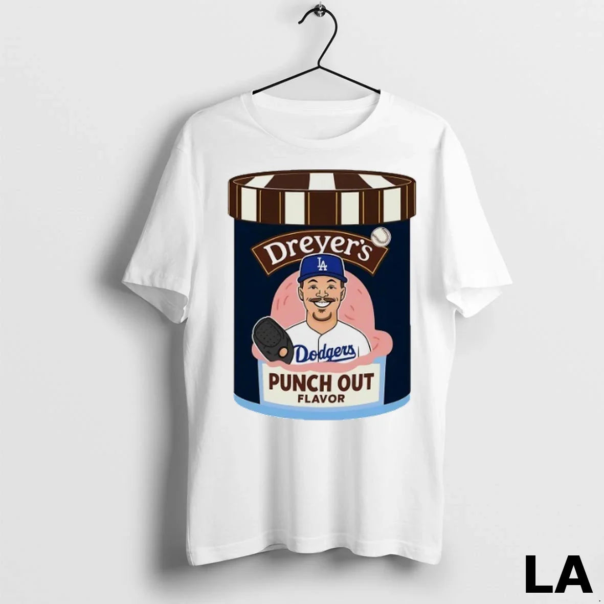 Original Jack Dreyer Ice Cream Punch Out Flavor La Dodgers Tank Top