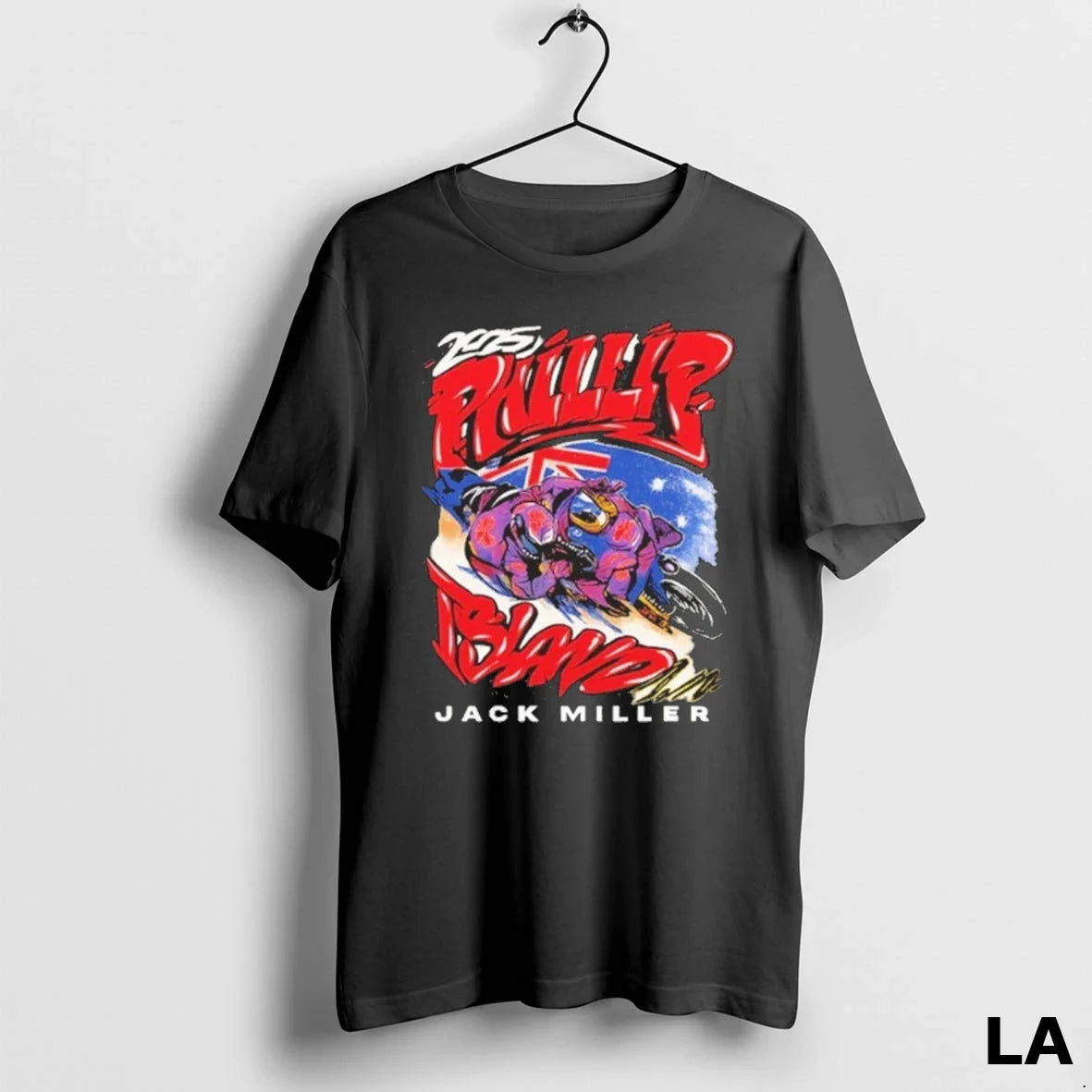 Original Jack Miller X Phillip Island 2025 Tee Designer Outfit
