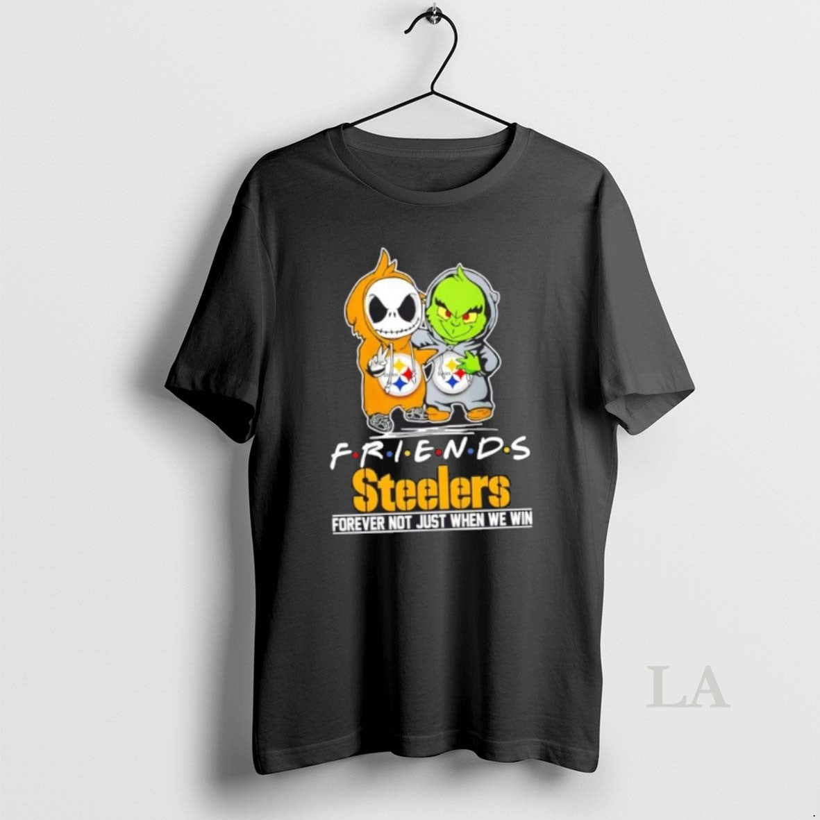 Original Jack Skellington And Grinch Friends Pittsburgh Steelers