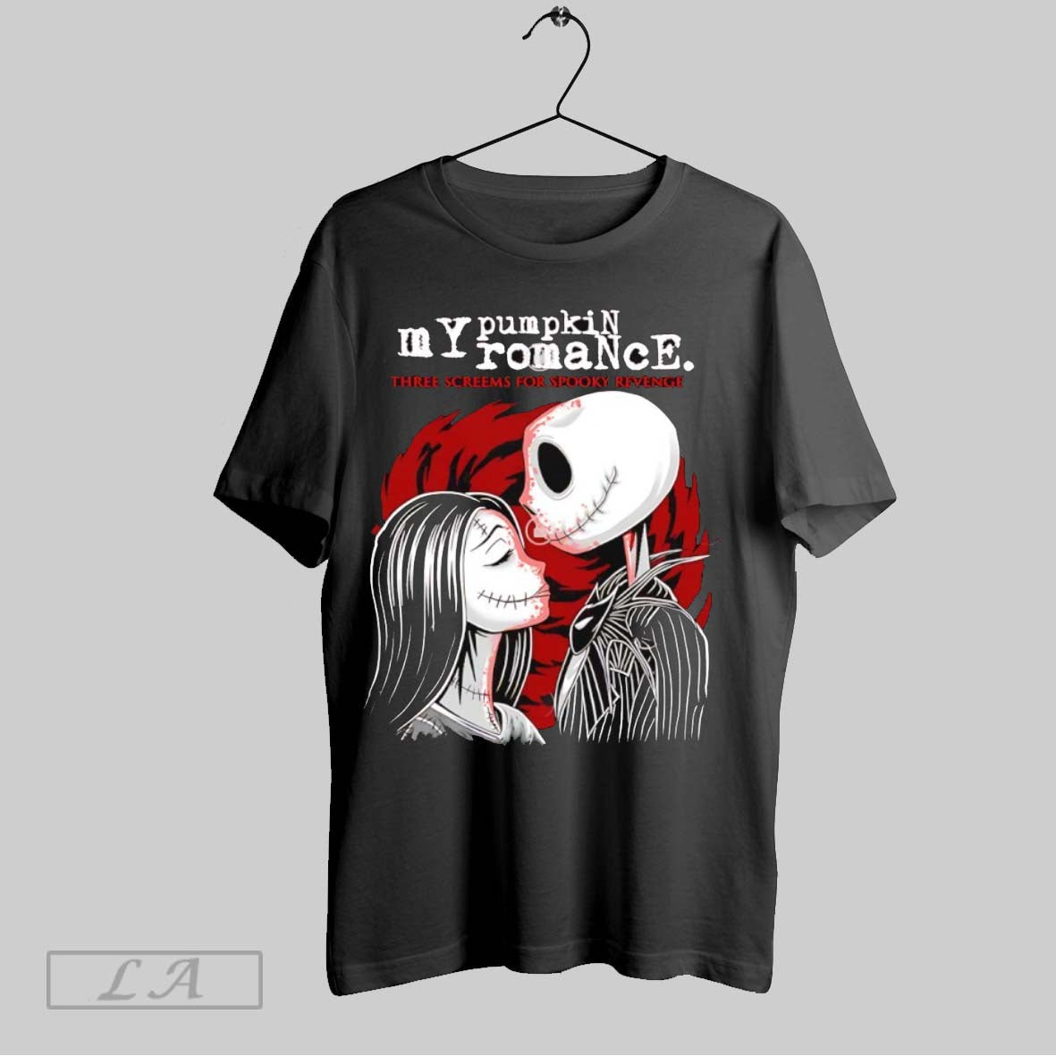 Original Jack Skellington And Sally My Pumpkin Romance Halloween Tee