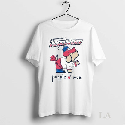 Original Jacksonville Jumbo Shrimp Puppie Love Mascot Hoodie Classic