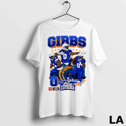 Original Jahmyr Gibbs 0 Detroit Lions Football Comic Shirt Trendy
