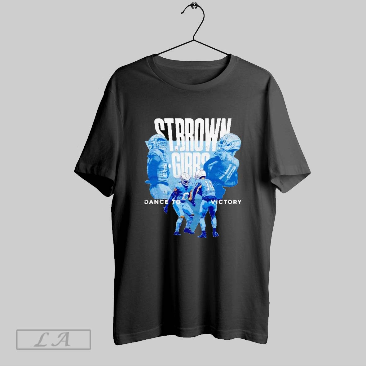 Original Jahmyr Gibbs And Amon Ra St Brown Dance To Victory Hoodie
