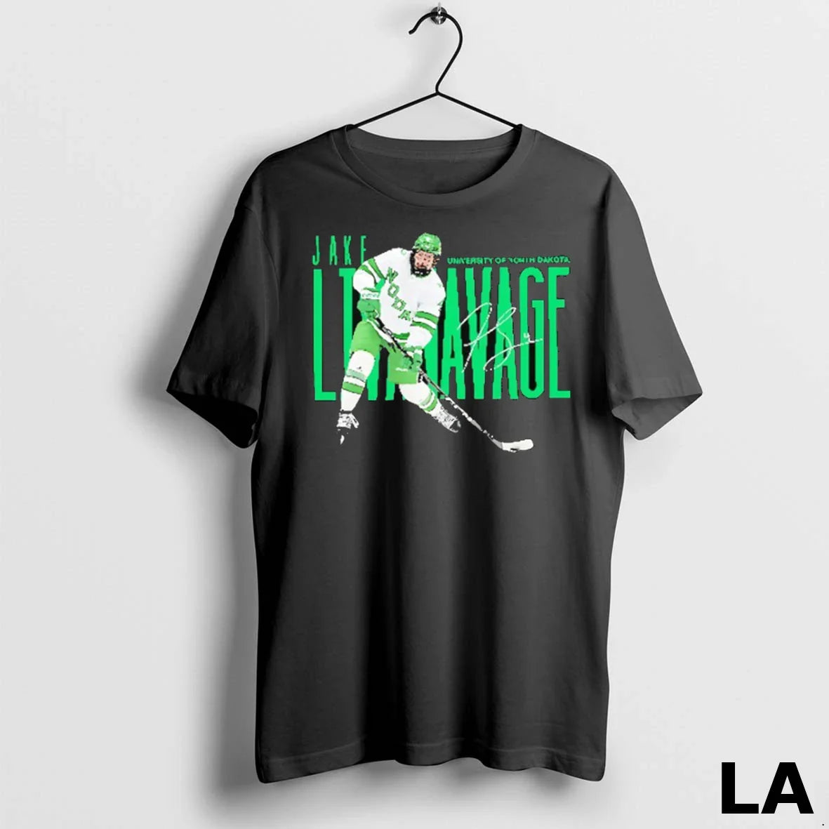 Original Jake Livanavage University North Dakota Hockey Signature