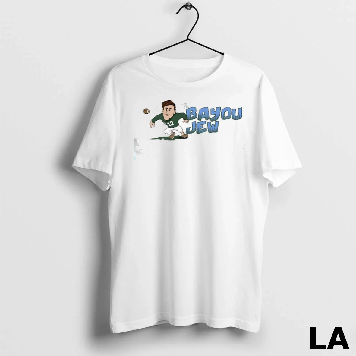 Original Jake Retzlaff Bayou Jew Tulane Green Wave Football Tee