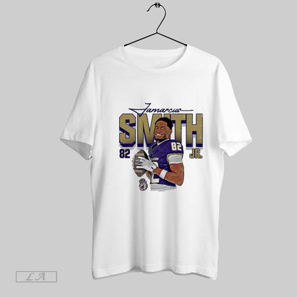 Original Jamarcus Smith Jr 82 James Madison Dukes Football Player