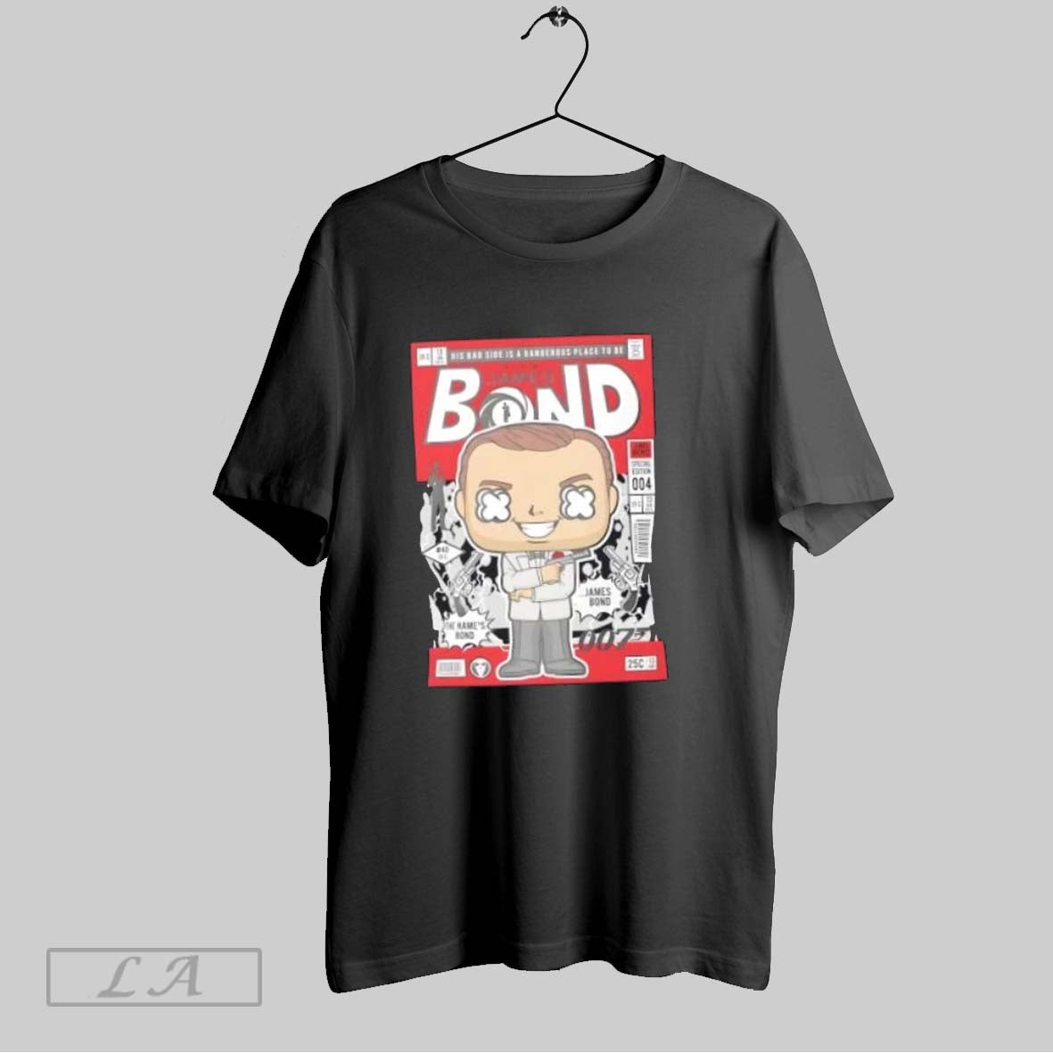 Original James Bond Funko Comic Shirt Retro Collection