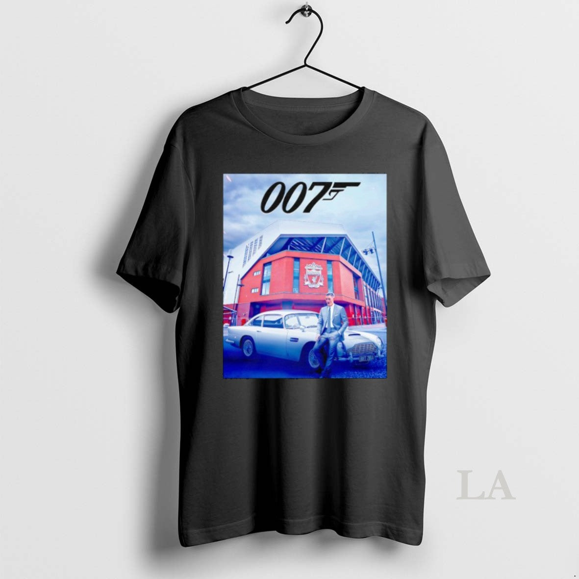 Original James Bond X Aston Martin Db5 007 Liverpool Stadium Hoodie