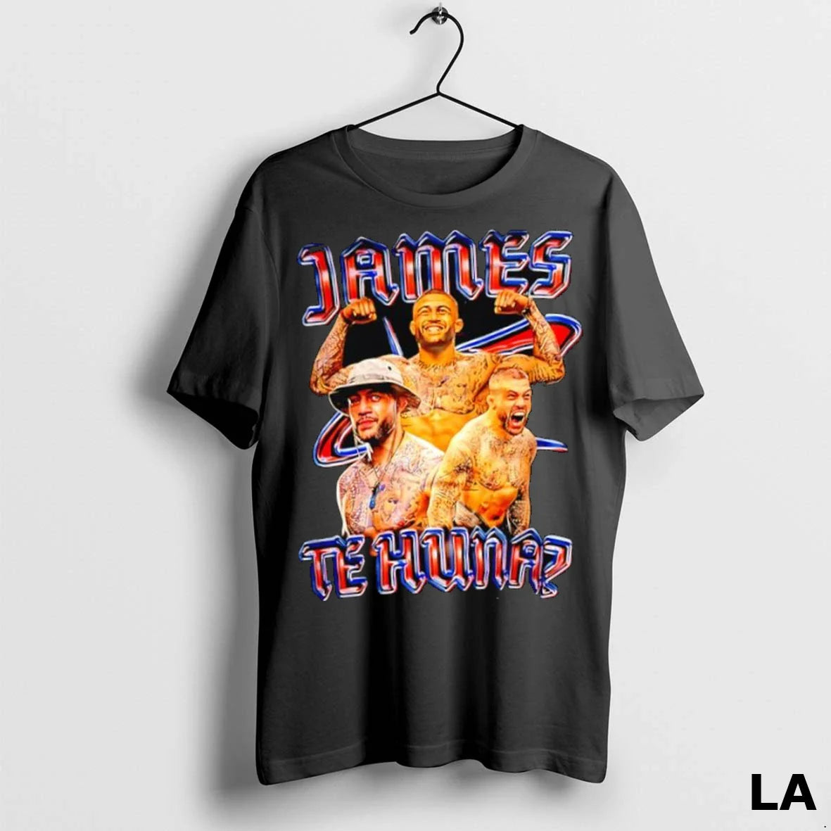 Original James Te Huna Shirt Authentic Merch