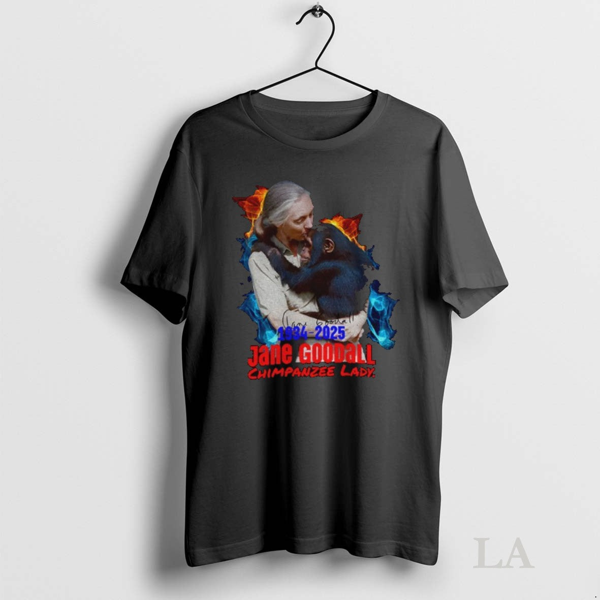 Original Jane Goodall Chimpanzee Lady Rip 1934 2025 Shirt Vintage
