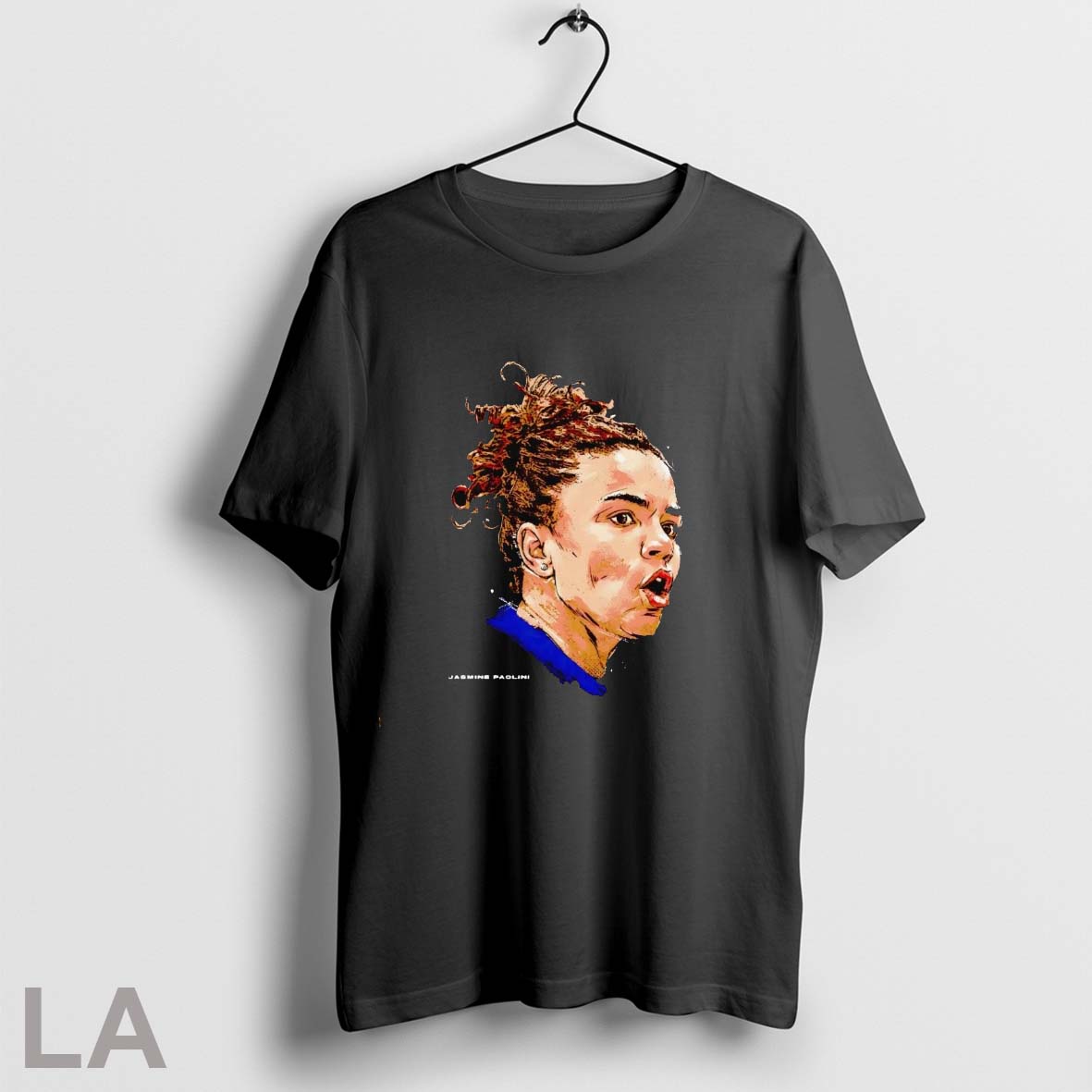 Original Jasmine Paolini Portrait Big Head Long Sleeve Elegant