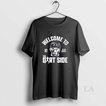 Original Jaxson Dart New York Giants Welcome To Dart Side Tank Top