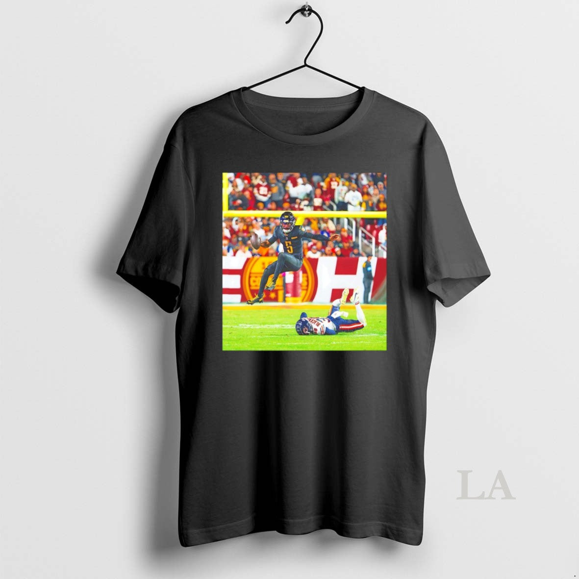 Original Jayden Daniels Leap Year Washington Commanders Jump Tee