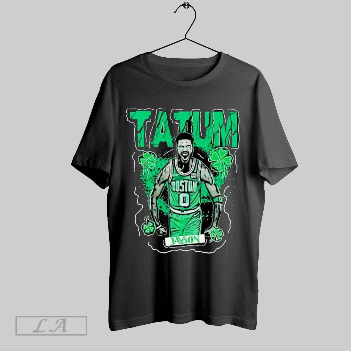 Original Jayson Tatum Boston Celtics Number 0 Art Tee Trendy Apparel