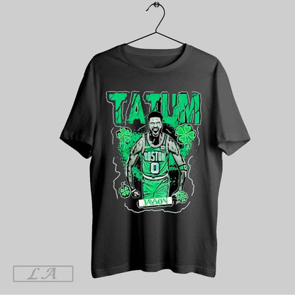 Original Jayson Tatum Boston Celtics Number 0 Art Tee Trendy Apparel