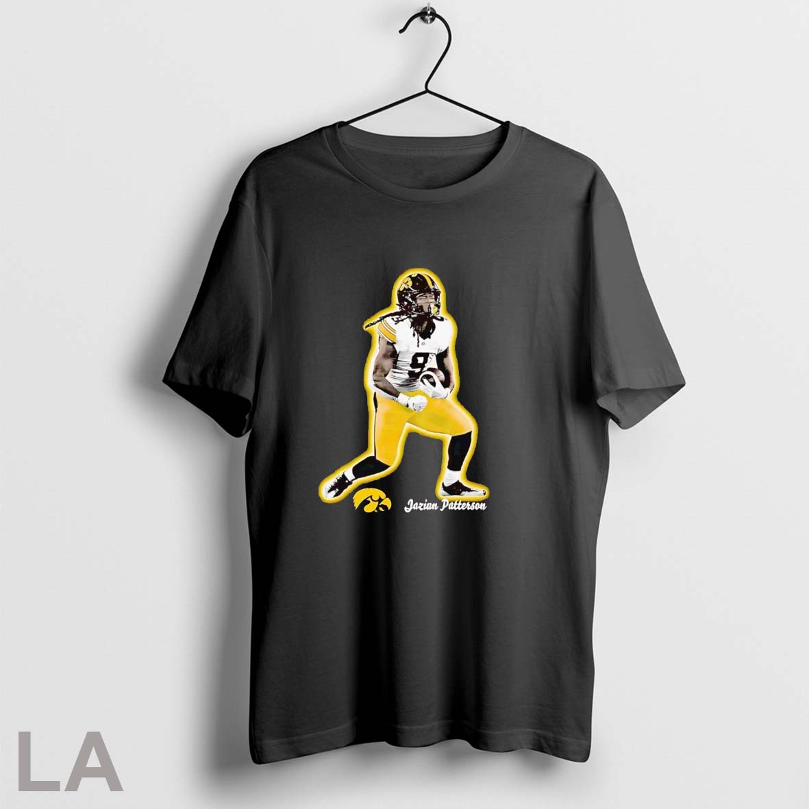 Original Jaziun Patterson Portrait Iowa Hawkeyes Long Sleeve Retro Art