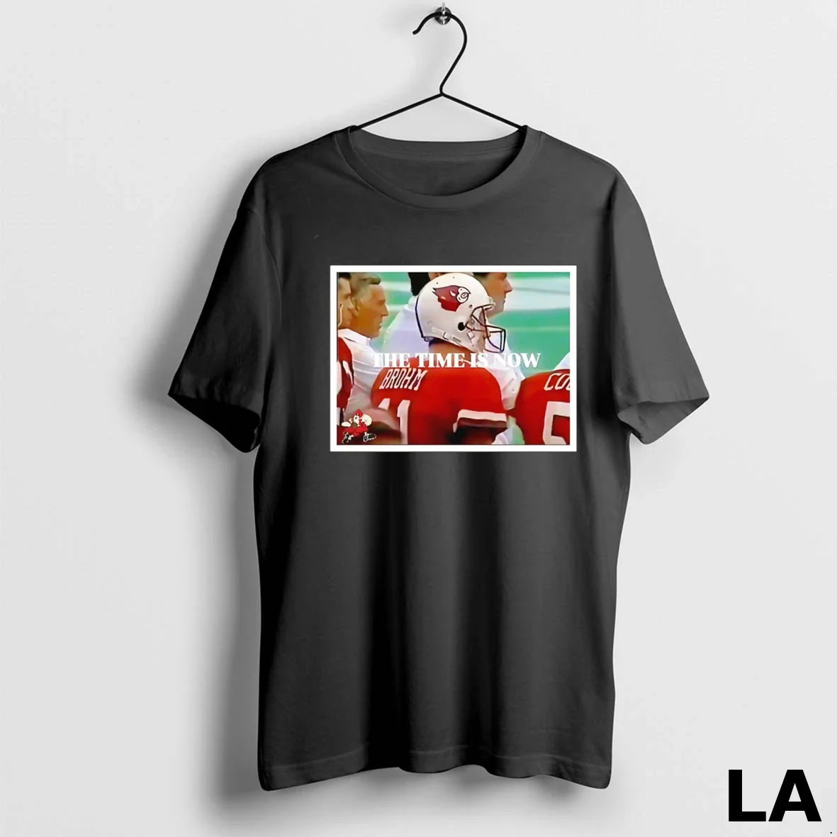 Original Jeff Brohm Time Is Now Louisville Cardinals Shirt Authentic