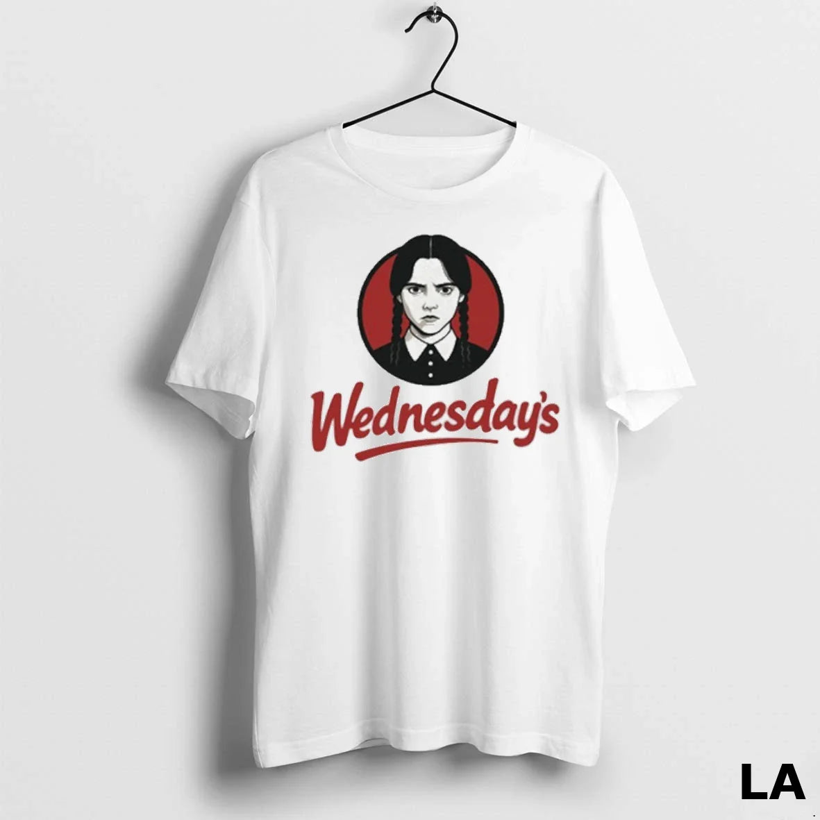 Original Jenna Ortega Wednesdays Wendys Logo Long Sleeve Modern
