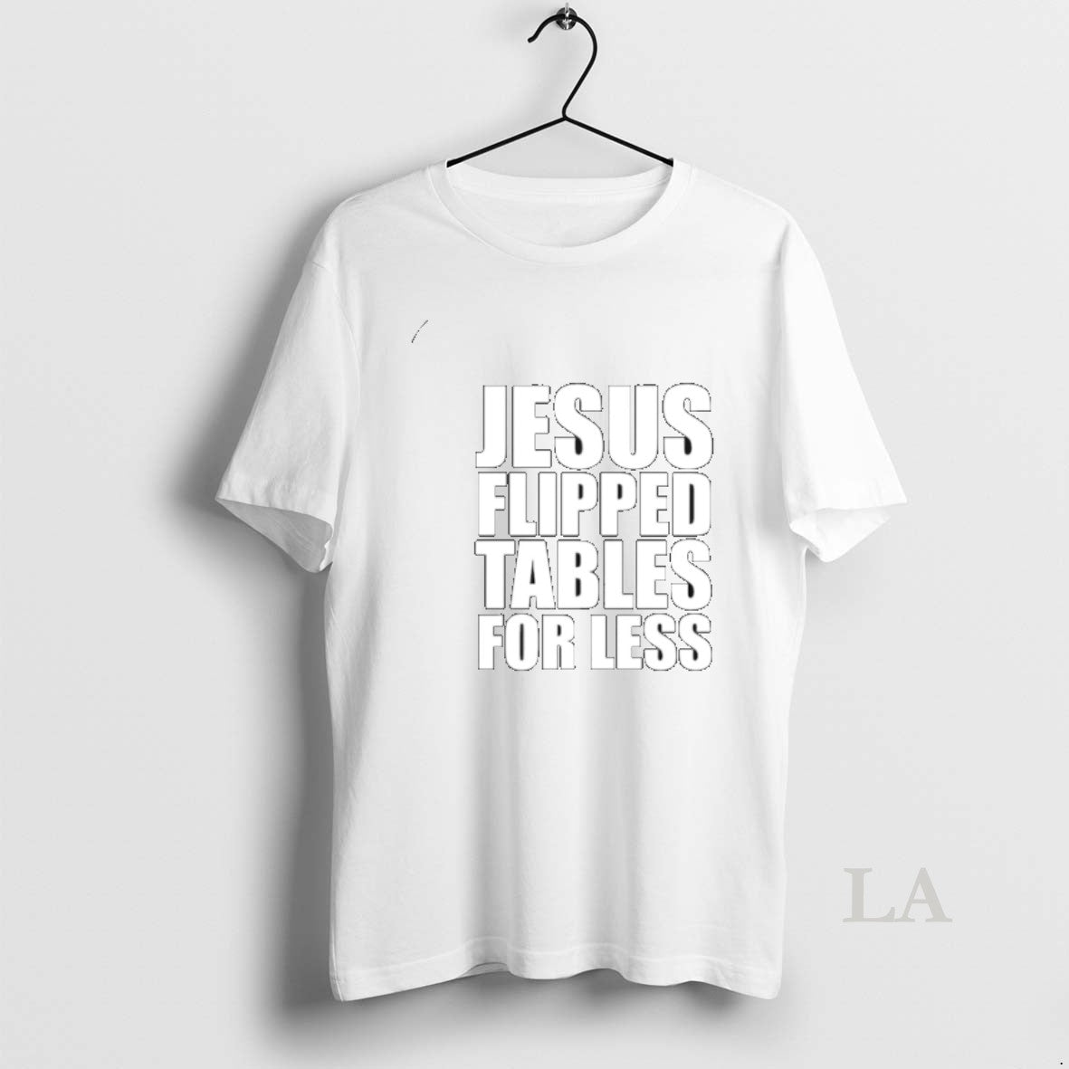 Original Jesus Flipped Tables Less Tank Top Classic Apparel