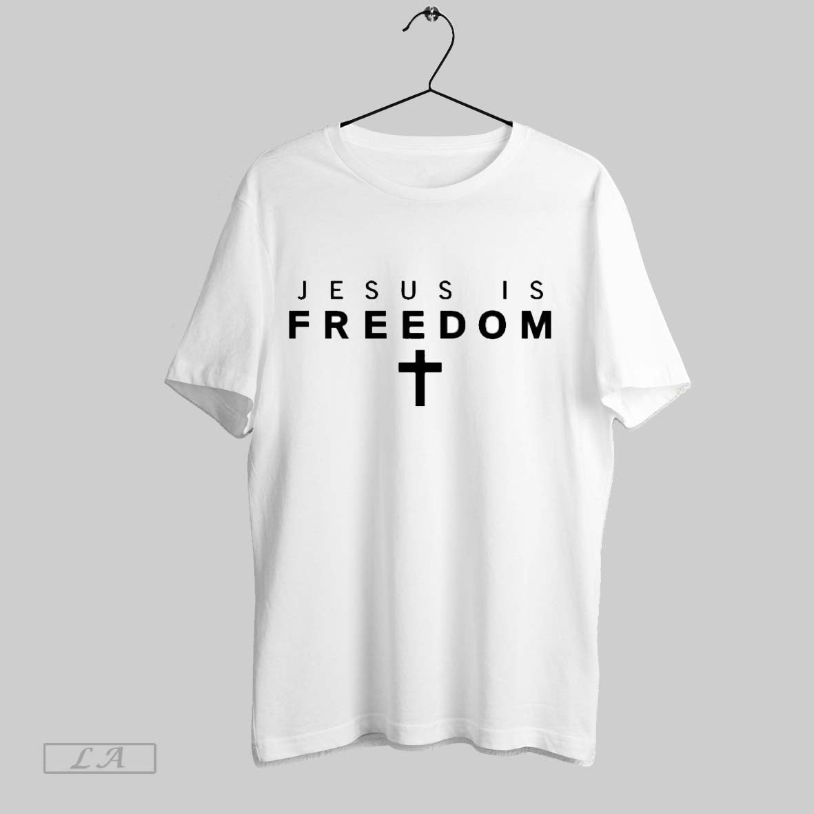 Original Jesus Is Freedom Christian Catholic Christ King Kings Cross