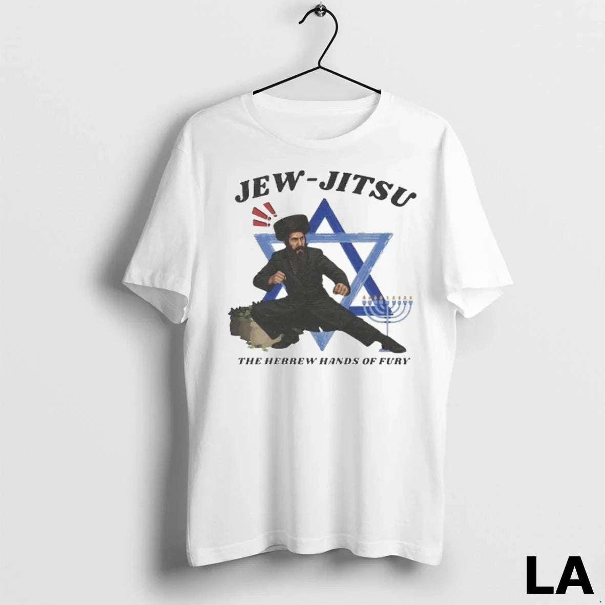 Original Jew Jitsu Hebrew Hands Fury Star David Israel Shirt Classic