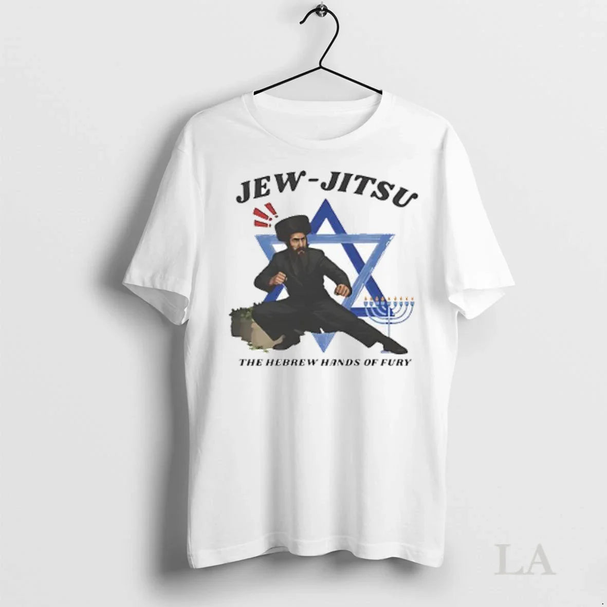 Original Jew Jitsu Hebrew Hands Fury Ladies Hoodie Elegant Merch