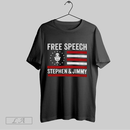 Original Jimmy Kimmel Free Speech Stephen And Jimmy Long Sleeve