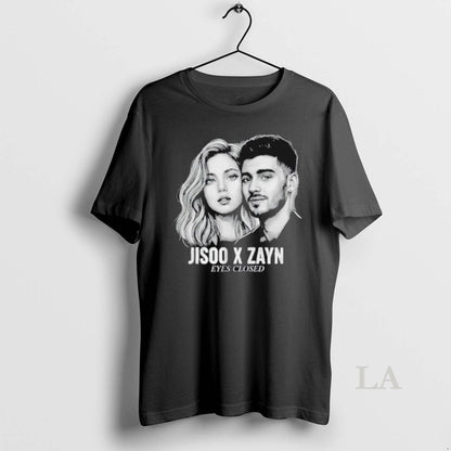 Original Jisoo Zayn Eyes Closed 2025 Tee Classic Design