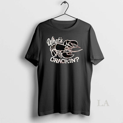 Original John B Outer Banks Wearing Crawfish Whats Crackin Shirt