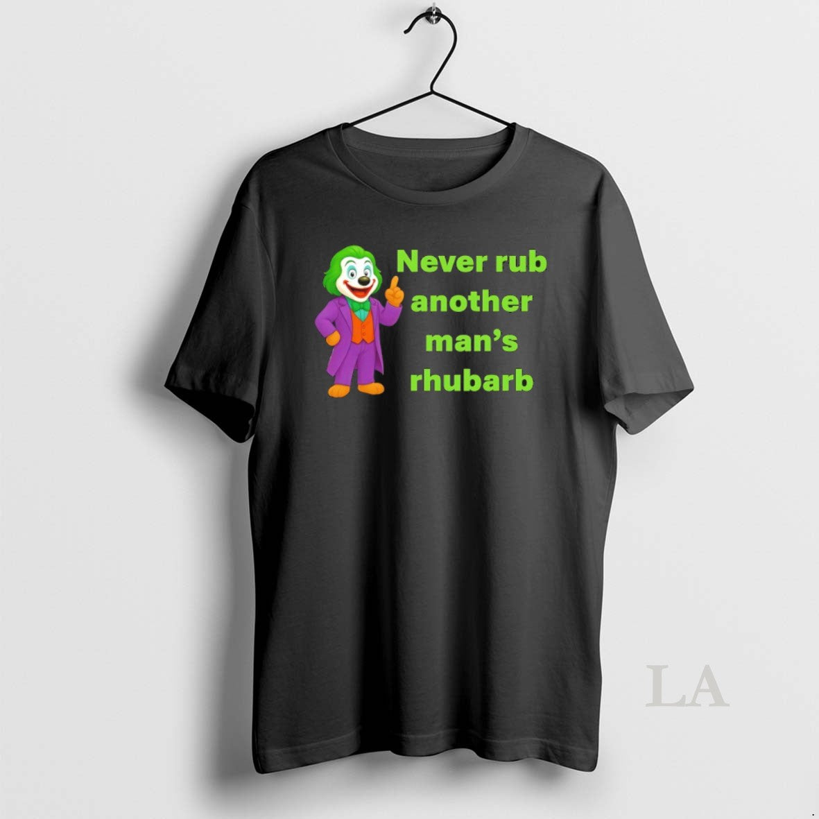 Original Joker Dug Never Rub Another Mans Rhubarb Tank Top Unique