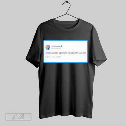 Original Jon Heyman Tweet Arson Judge Appears Headed To Giants Tank