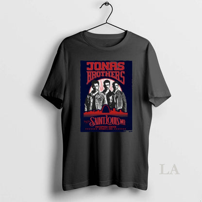 Original Jonas Brothers October 12 2025 Saint Louis Mo Long Sleve Tee