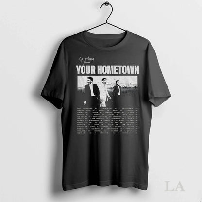 Original Jonas Brothers Band Greetings From Your Hometown Tour TShirt
