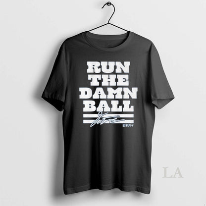 Original Jonathan Taylor Run Damn Ball Tee Stylish Fashion