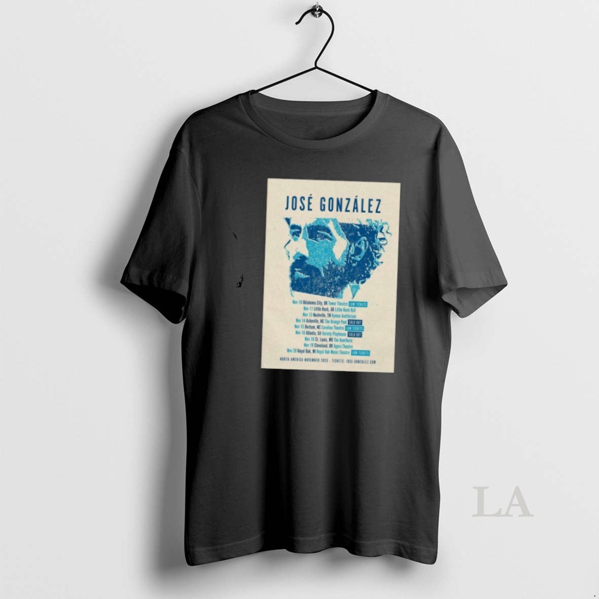 Original Jose Gonzalez North America Tour November 2025 Sweatshirt