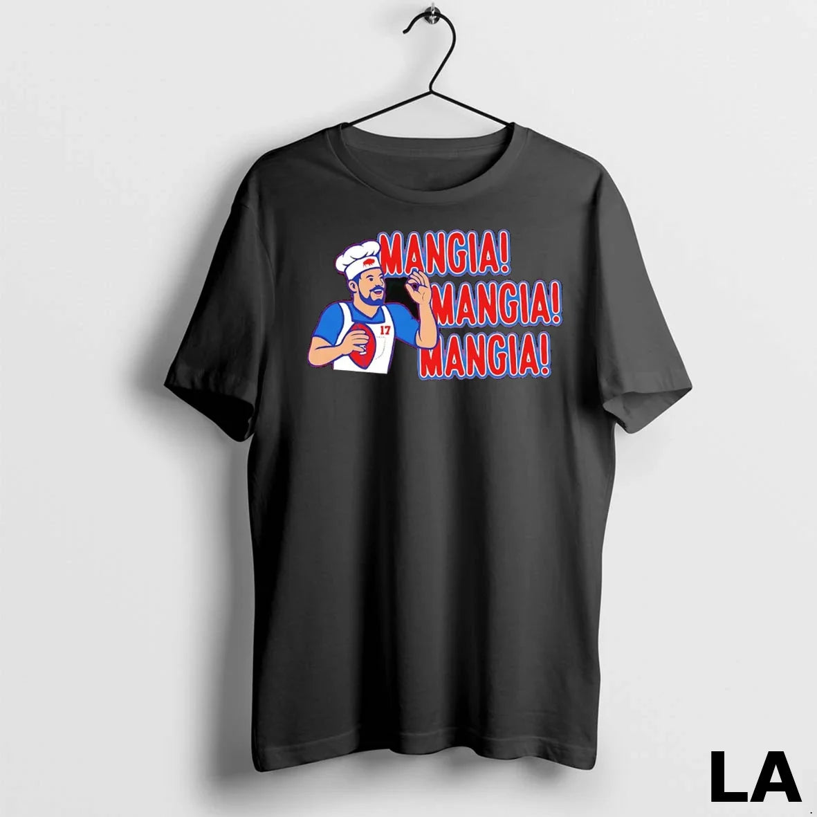 Original Josh Allen Chef Local Restaurants Mangia Tee Unique Gift