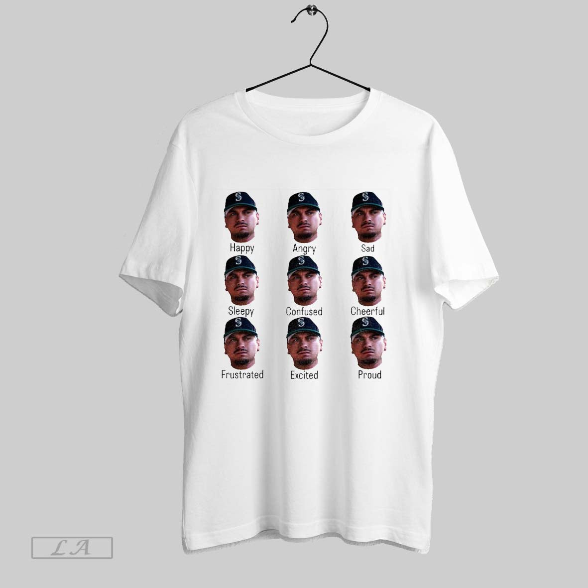 Original Josh Naylor Nine Big Face Seattle Mariners Baseball