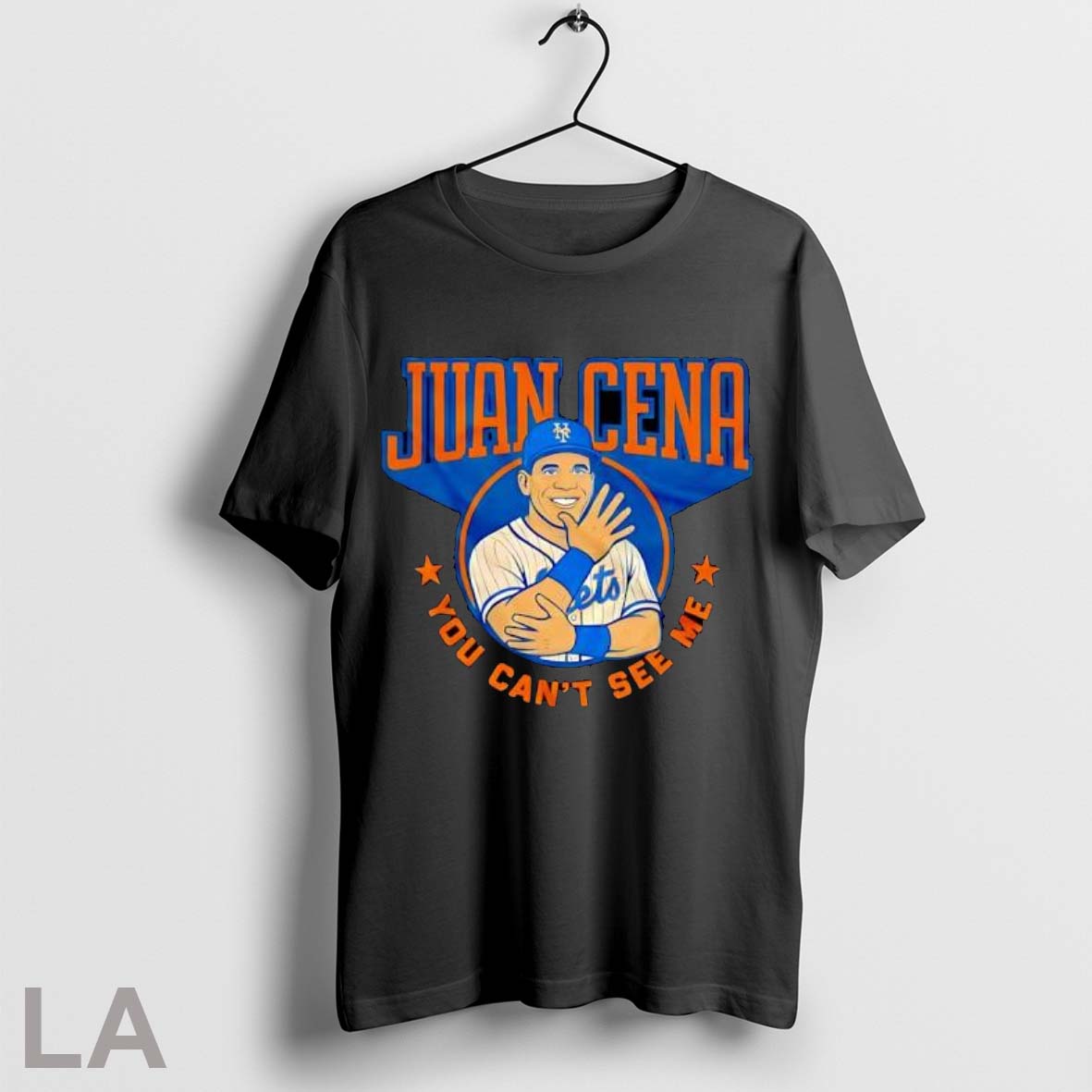 Original Juan Cena You Cant See Me Mets Baseball Parody Tee Designer
