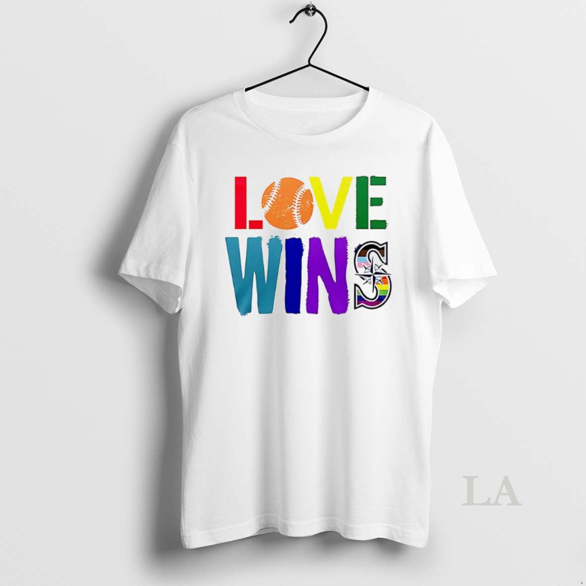 Original Julio Rodriguez Mariners Love Wins 2025 Long Sleeve