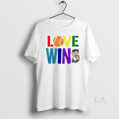 Original Julio Rodriguez Mariners Love Wins 2025 Long Sleeve