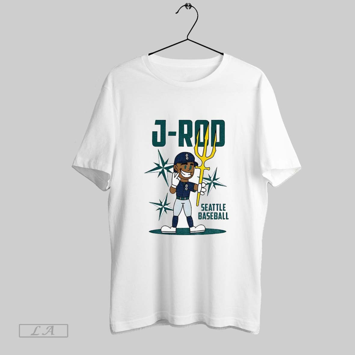 Original Julio Rodriguez Seattle Mariners Mlb Baseball Summer Cartoon