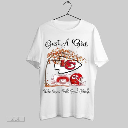 Original Just Who Loves Fall And Kansas City Chiefs Stadium And