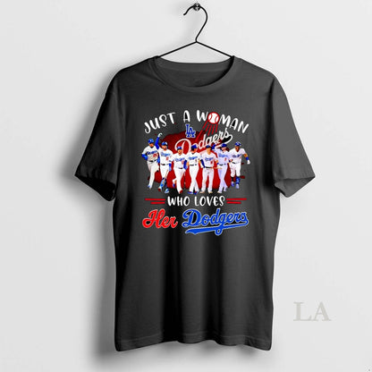 Original Just Who Loves Her Los Angeles Dodgers Baseball 2025 Mlb Tee