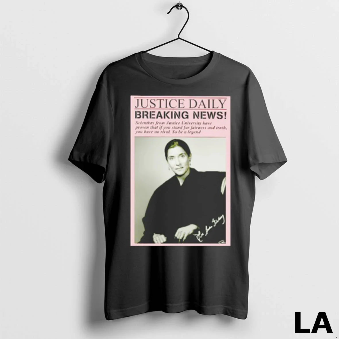 Original Justice Daily Breaking News Tee Elegant Collection