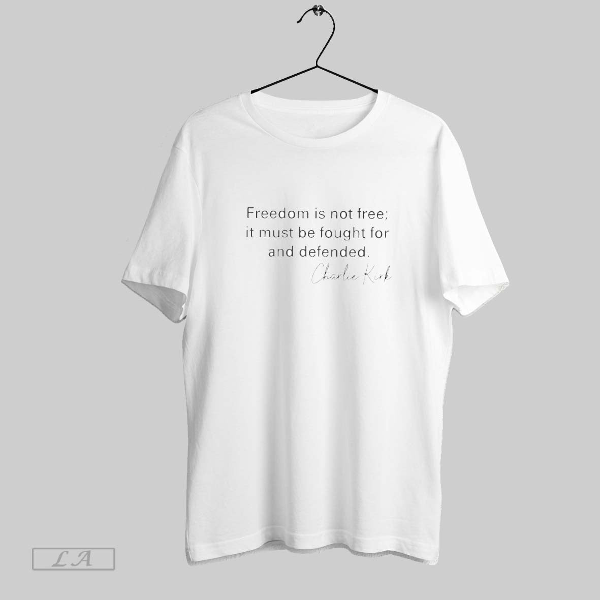 Original Justice Charlie Kirk Freedom Is Not Free Hoodie Premium