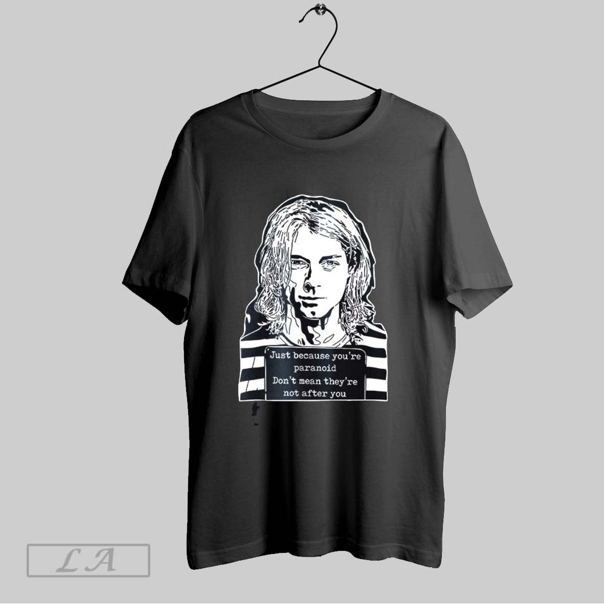 Original K Cobain Mugshot Shirt Authentic Outfit